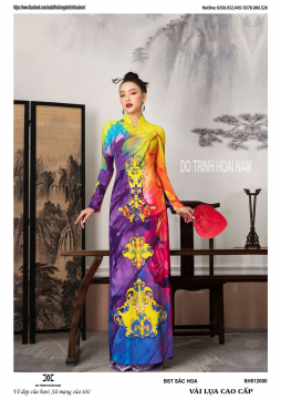 BST ÁO DÀI SẮC HOA