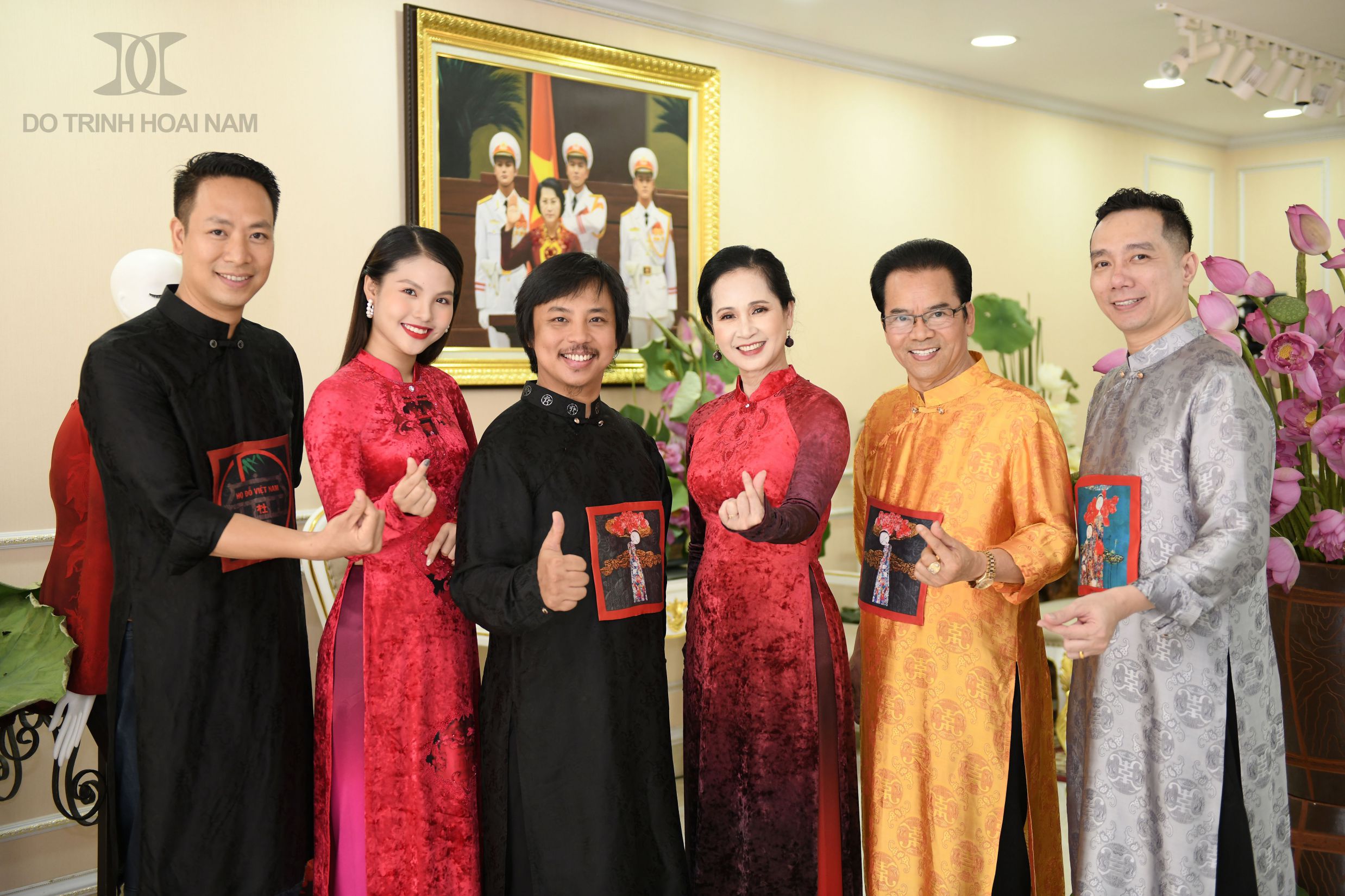 ÁO DÀI HOA SEN | Áo Dài Đỗ Trịnh Hoài Nam