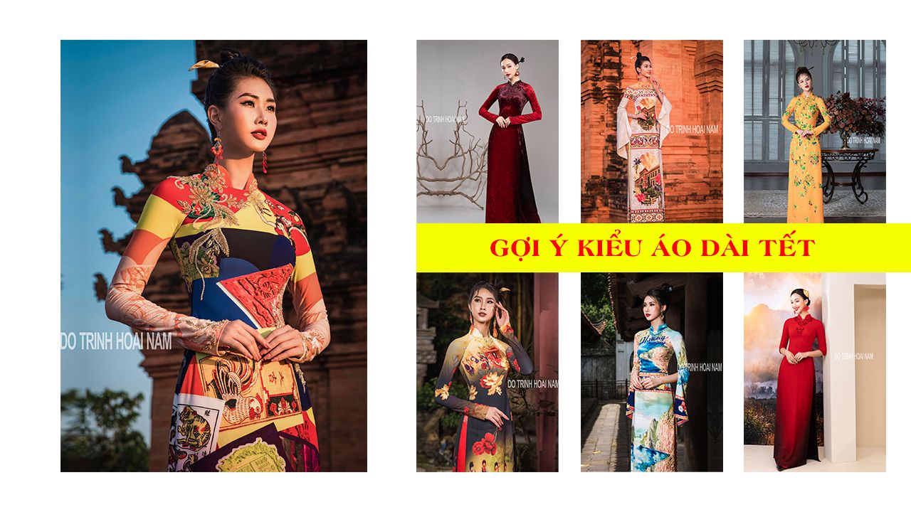 Gợi ý kiểu áo dài mặc Tết đẹp mà bạn chưa biết