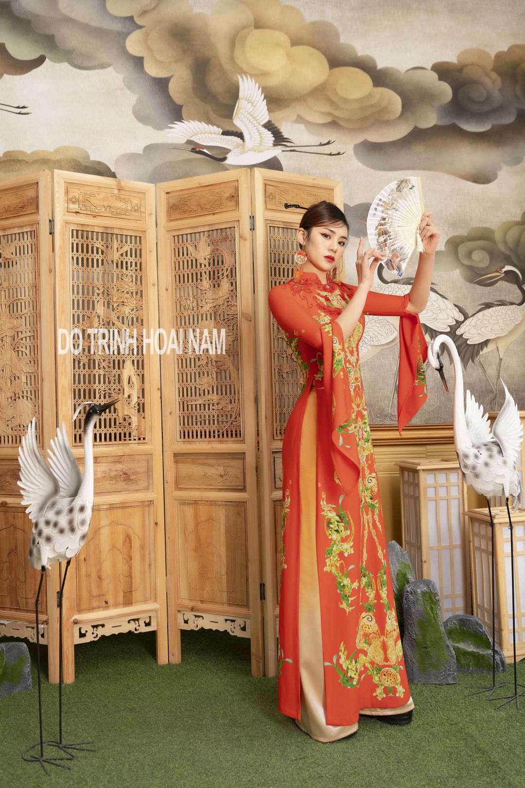 Kim Oanh làm “nàng thơ” trong bộ sưu tập xuân của NTK Đỗ Trịnh Hoài Nam
