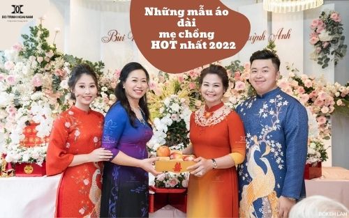 Những mẫu áo dài mẹ chồng HOT nhất 2022