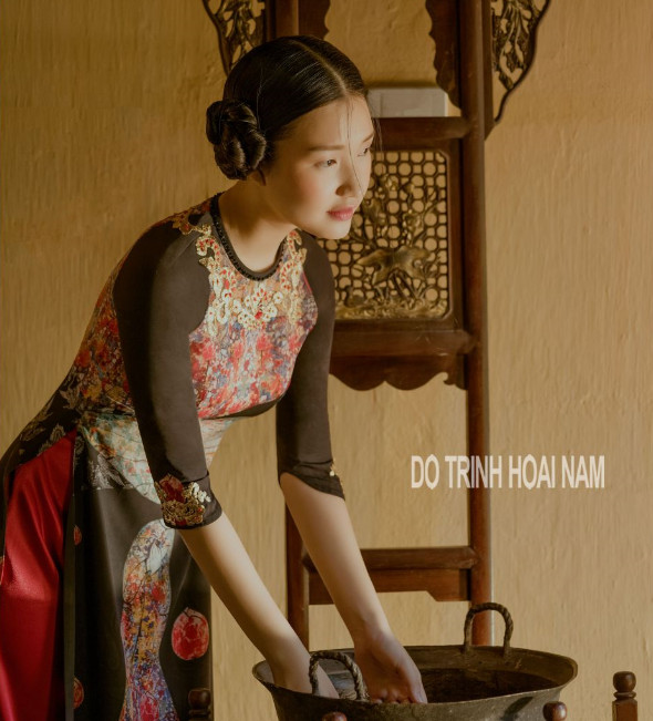 Các bước may áo dài cổ tròn cho tín đồ mê áo dài HANDMADE