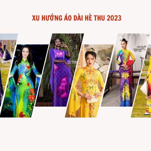 TOP 10 MẪU ÁO DÀI HOT NHẤT HÈ THU 2023