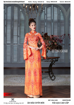 BST Áo Dài Hoa Cưới - 20ADHTDK-MS5