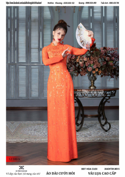 BST Áo Dài Hoa Cưới - 20ADHTDK-MS15