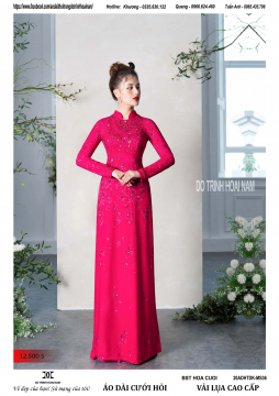 BST Áo Dài Hoa Cưới - 20ADHTDK-MS36