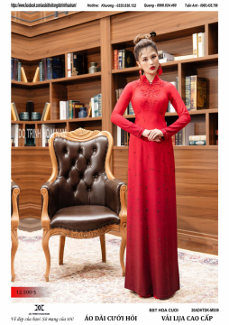 BST Áo Dài Hoa Cưới - 20ADHTDK-MS39