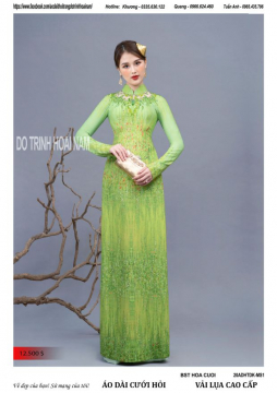 BST Áo Dài Hoa Cưới - 20ADHTDK-MS1