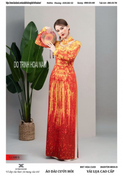 BST Áo Dài Hoa Cưới - 20ADHTDK-MS38