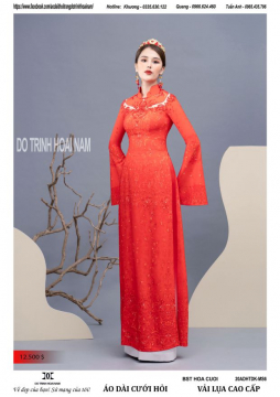 BST Áo Dài Hoa Cưới - 20ADHTDK-MS6