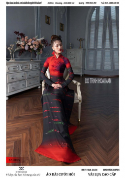 BST Áo Dài Hoa Cưới - 20ADHTDK-SMPD5