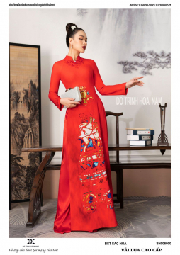 BST ÁO DÀI SẮC HOA SH006000