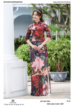 ÁO DÀI SEN VÀNG - SV02
