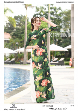 ÁO DÀI SEN VÀNG - SV09