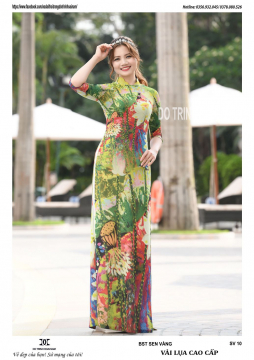 ÁO DÀI SEN VÀNG - SV10
