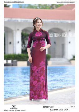 ÁO DÀI SEN VÀNG - SV15