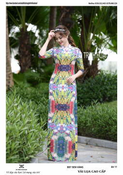 ÁO DÀI SEN VÀNG - SV17