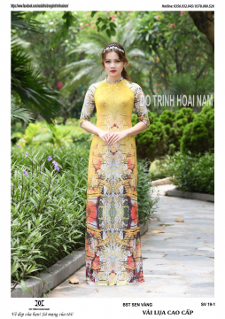ÁO DÀI SEN VÀNG - SV19-1
