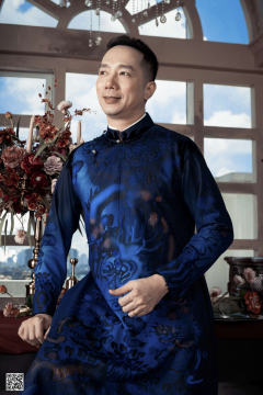 Áo Dài Nam Ngũ Thân ADNT-01