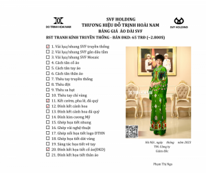 ÁO DÀI TRANH KÍNH ĐKD