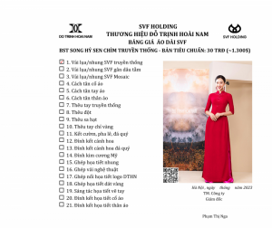 ÁO DÀI SONG HỶ SEN CHÌM TRUYỀN THỐNG