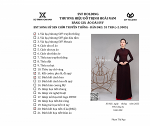 ÁO DÀI SONG HỶ SEN CHÌM ĐKC