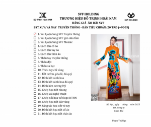 ÁO DÀI XƯA VÀ NAY TRUYỀN THỐNG