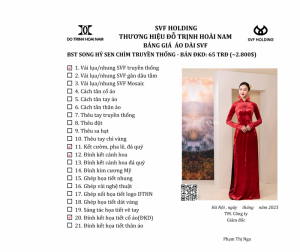 ÁO DÀI SONG HỶ SEN CHÌM ĐKD