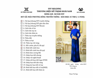 ÁO DÀI SẮC MÀU PHƯƠNG ĐÔNG ĐKB
