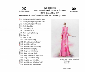 ÁO DÀI NON NƯỚC ĐKC