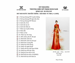 ÁO DÀI NON NƯỚC ĐKD