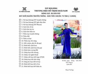 ÁO DÀI SUỐI NGUỒN TRUYỀN THỐNG