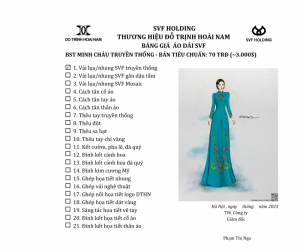 ÁO DÀI MINH CHÂU TRUYỀN THỐNG
