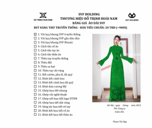 ÁO DÀI NÀNG THƠ TRUYỀN THỐNG