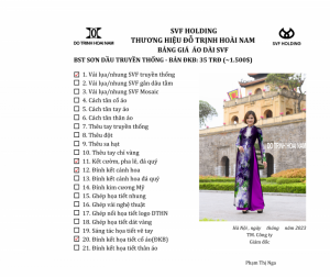 ÁO DÀI SƠN DẦU ĐKB