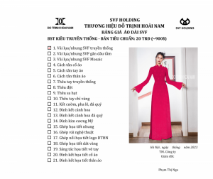 ÁO DÀI KIỀU TRUYỀN THỐNG