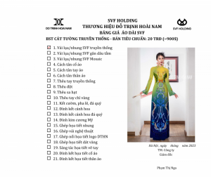 ÁO DÀI CÁT TƯỜNG TRUYỀN THỐNG