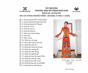 ÁO DÀI CÁT TƯỜNG ĐKB
