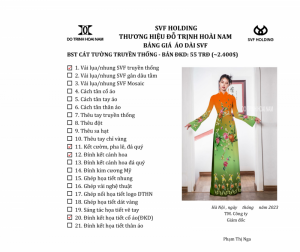 ÁO DÀI CÁT TƯỜNG ĐKD
