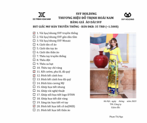 ÁO DÀI GIẤC MƠ HÀN ĐKB
