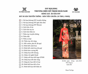 ÁO DÀI DI SẢN TRUYỀN THỐNG