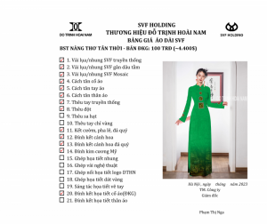 ÁO DÀI NÀNG THƠ ĐKG
