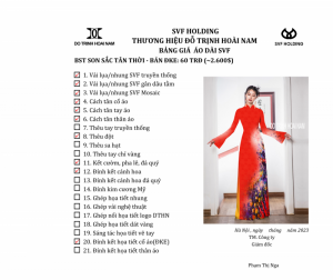 ÁO DÀI SON SẮC ĐKE