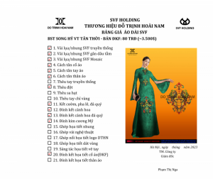 ÁO DÀI SONG HỶ VT ĐKF
