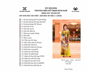 ÁO DÀI SƠN DẦU ĐKF