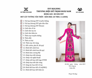 ÁO DÀI CÁT TƯỜNG DKE