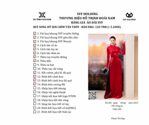 ÁO DÀI SONG HY SEN CHÌM DKG