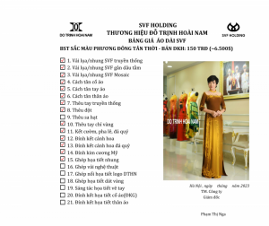 ÁO DÀI SẮC MÀU PHƯƠNG ĐÔNG DKH