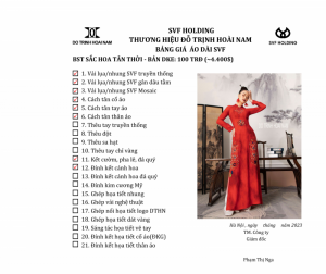 ÁO DÀI SẮC HOA DKE