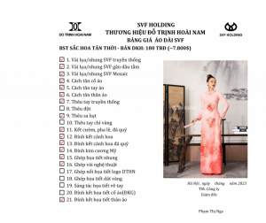 ÁO DÀI SẮC HOA DKH